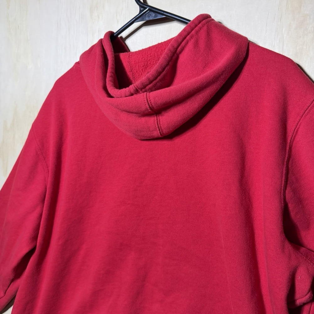 Bluey Adult Large Red Smoochy Kiss Hoodie Bandit Chilli Bingo Graphic Pullover - Picture 8 of 9